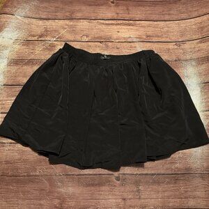 Women’s Forever 21 Black Pleated Mini Skirt XS Shorts Underneath